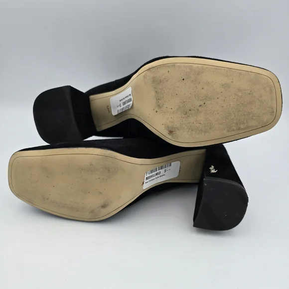 Sam Edelman Codie Booties, Black Suede, Women's Size 6.5 - Picture 9 of 12